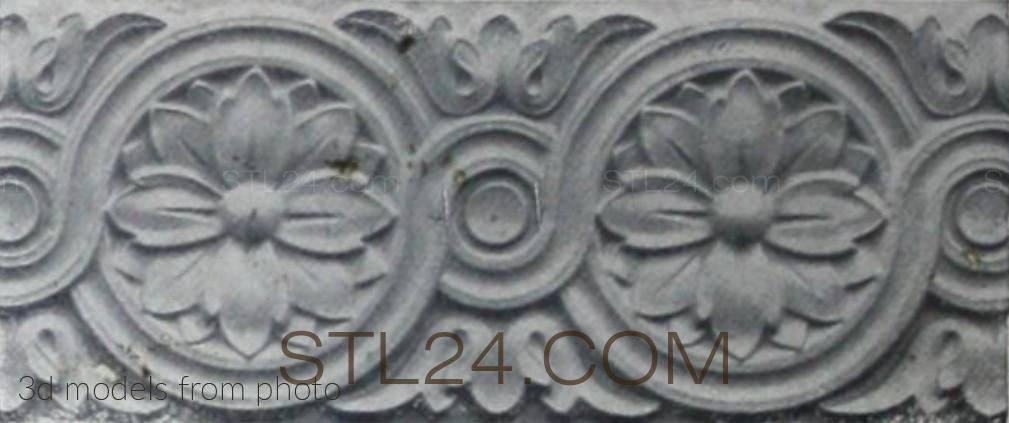 Бордюры (MOULDING_0569 -  | 3D model 3DSMAX / OBJ / STL) 3D модель для ЧПУ станка